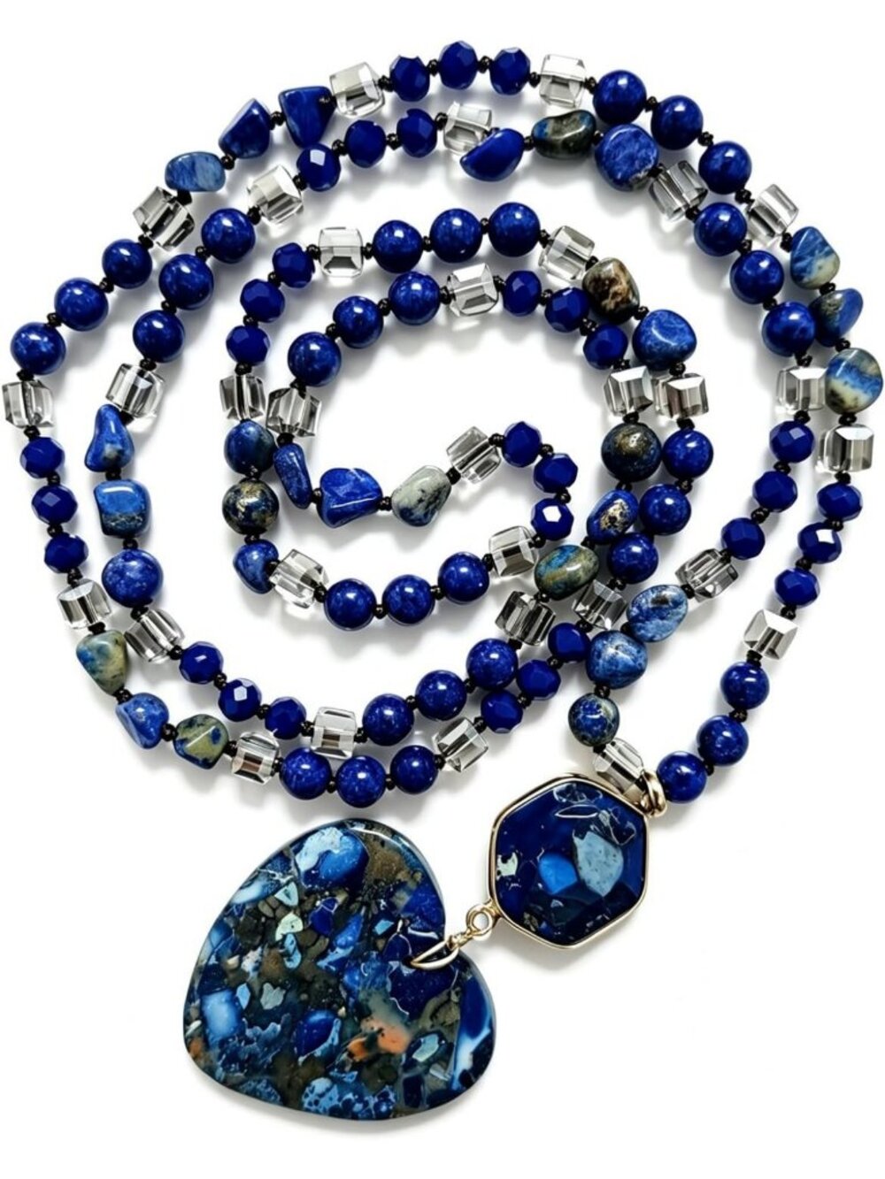 Trendy Boho Beaded Necklaces for Women | Natural Stone Pendant, Handmade Charm